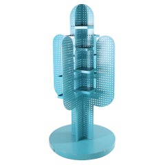Perforated metal etagere