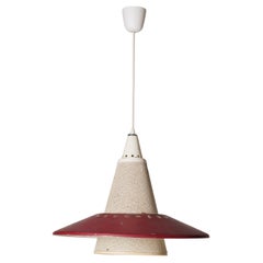 Perforated Metal Pendant by Nieck Hiemstra, 1950s