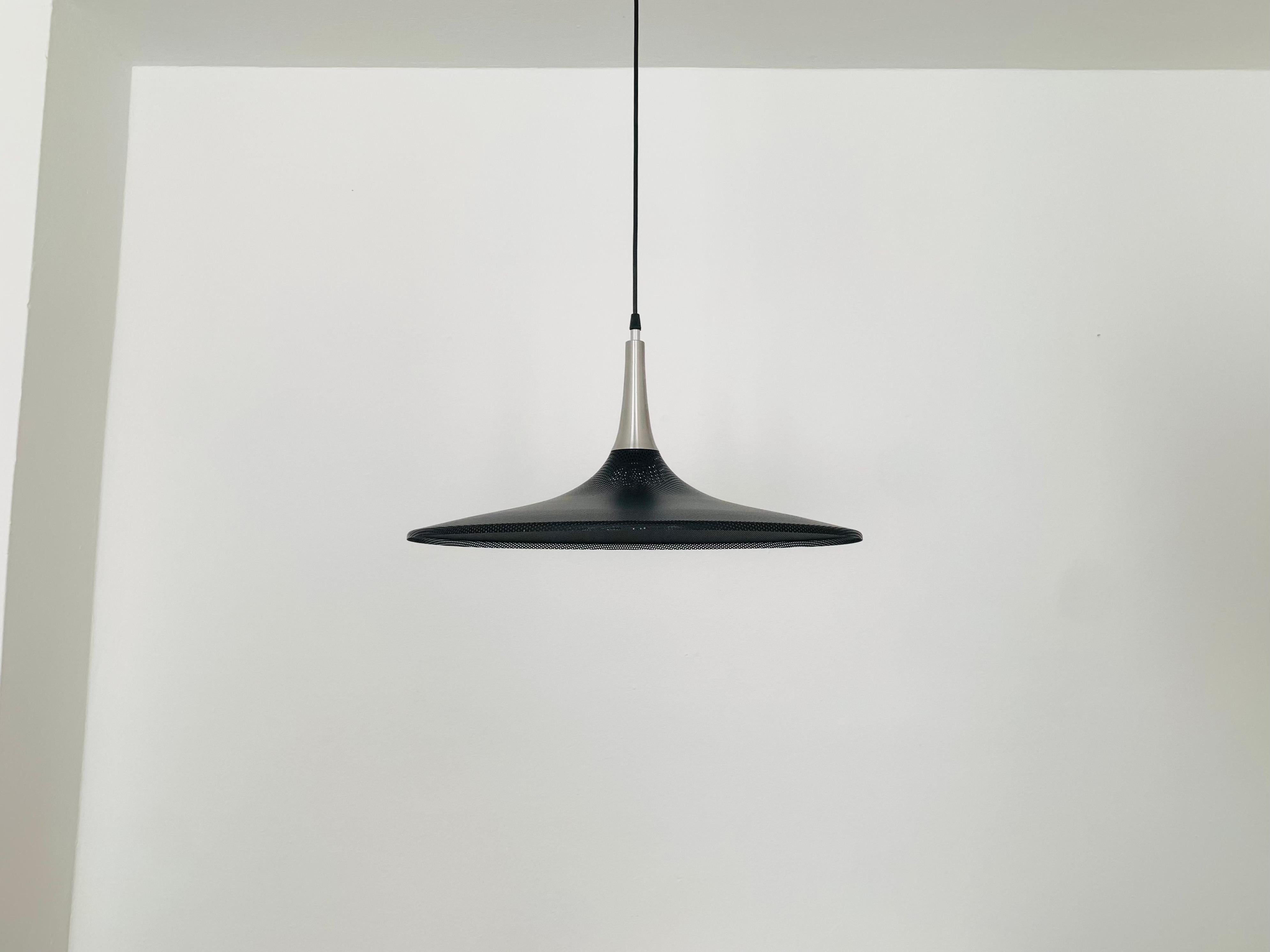 Perforated Metal Pendant Lamp In Good Condition For Sale In München, DE
