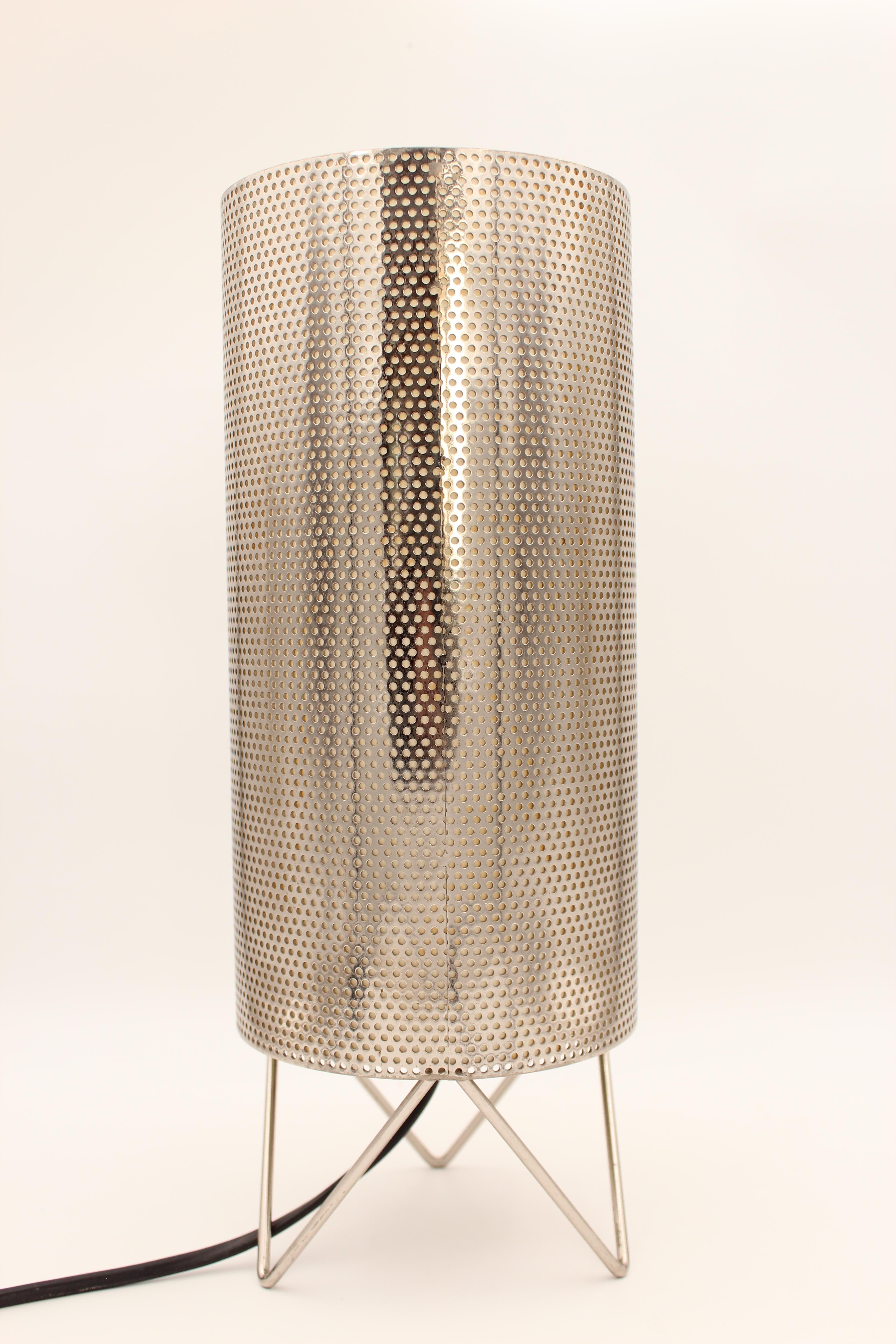 Perforated Metal Table Lamp by Barba Corsini for Gaudi's Casa Mila (Spanisch)