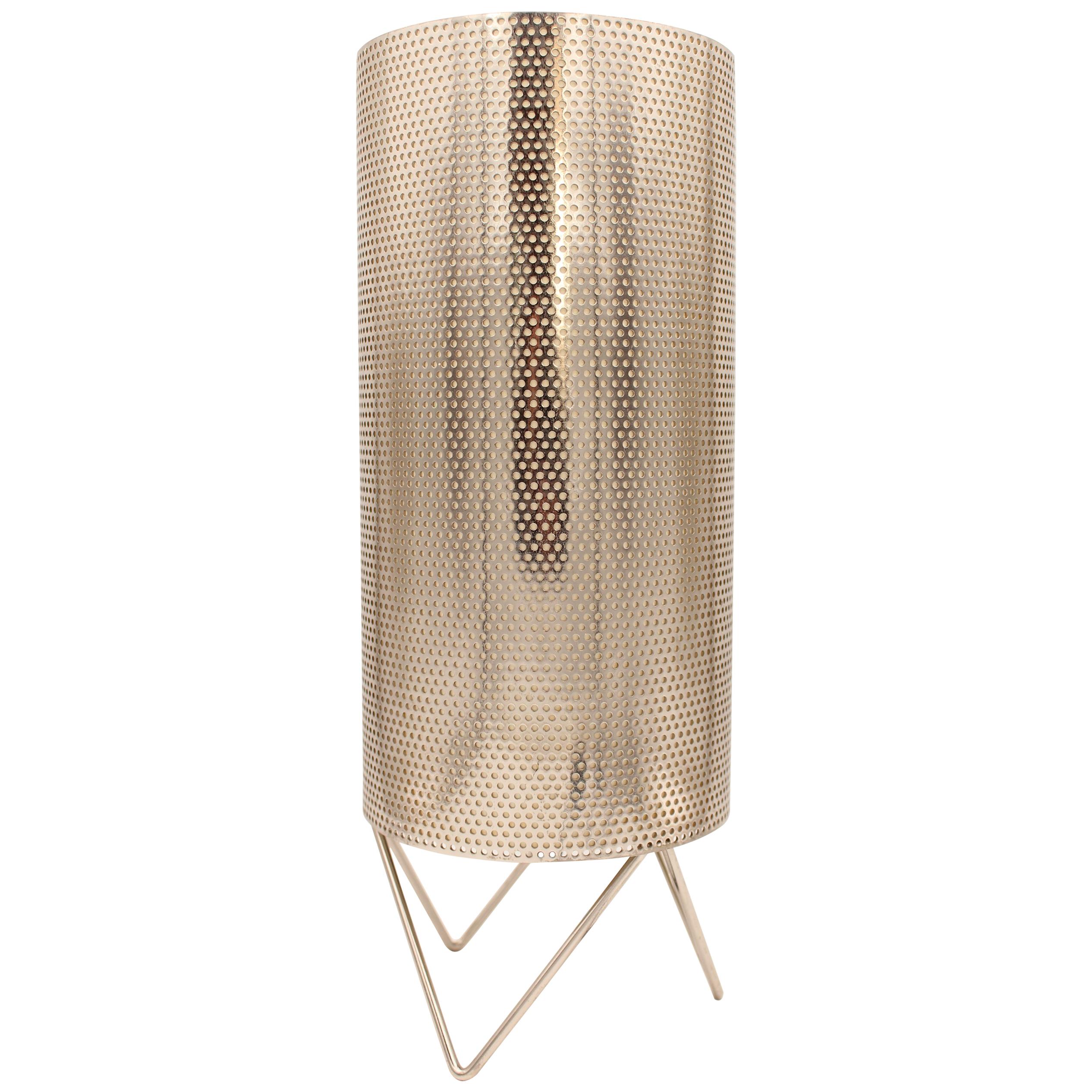 Perforated Metal Table Lamp by Barba Corsini for Gaudi's Casa Mila