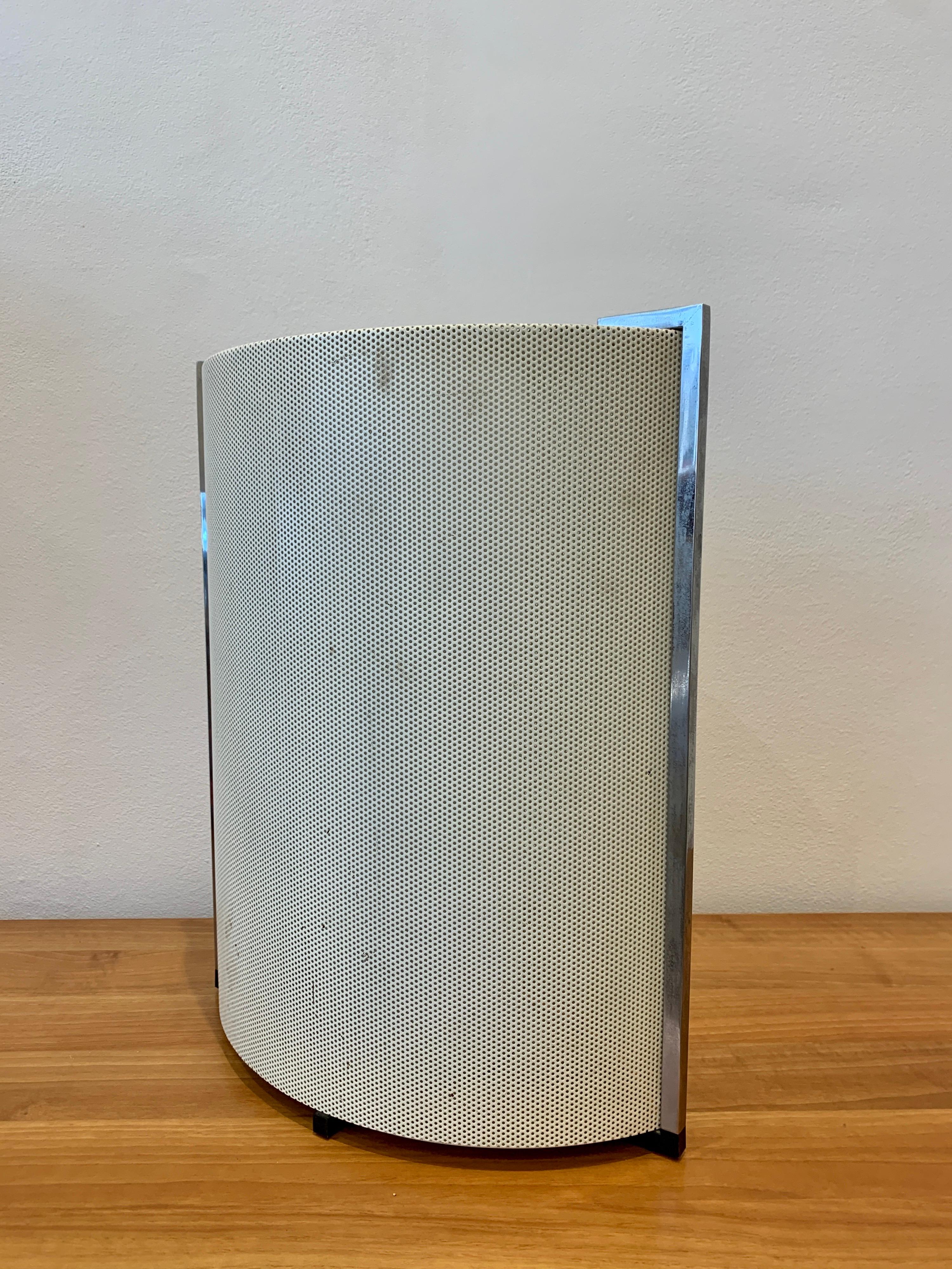 Italian Perforated Metal Table Lamp, Italy, 1980s