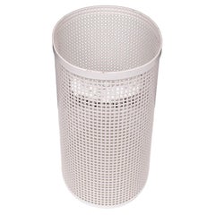 Perforated Metal  Waste Basked   1950s