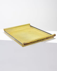 Perforated sheet metal tray by Mathieu Matégot, 1950s
