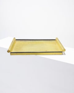 Perforated sheet metal tray by Mathieu Matégot, 1950s