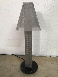 Perforated Steel Mesh Lamp by Wendy Stevens