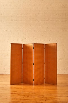 Perforated Wood Low Room Divider