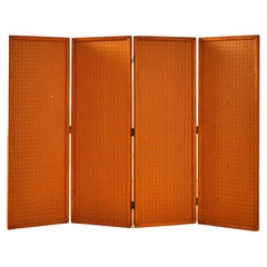 Perforated Wood Low Room Divider
