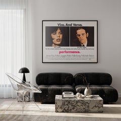 Performance 1970 UK Quad Film Poster