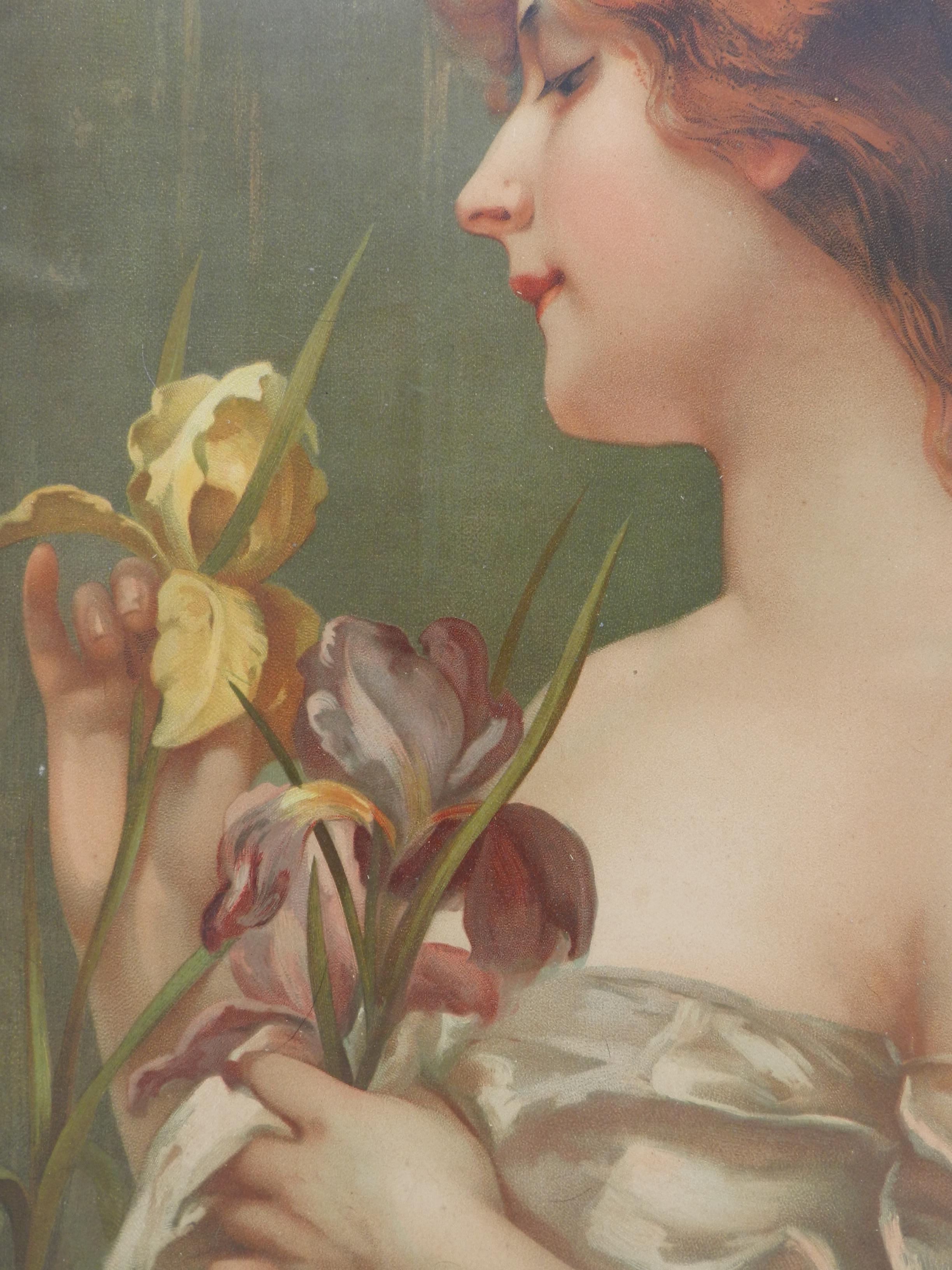 Poster pubblicitario originale del profumo Erizma Paris Belle Epoque
Targa da parete montata su cartoncino 
Direttamente dalla sua cornice, purtroppo irrecuperabile, con il nome della Parfumerie Erizma.
Buone condizioni vintage.






 