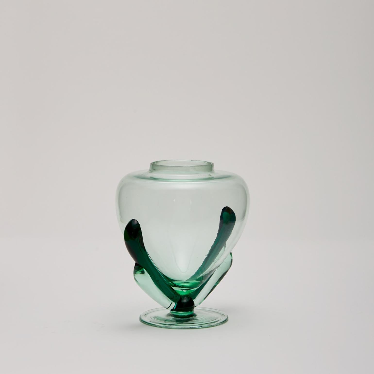 Art Deco Perfume Bottleor Vase by Carlo Scarpa for MVM Cappellin 1920's For Sale