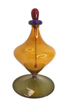 Bottiglia di profumo Decanter Art Nouveau in vetro, Arte Antiques Austria