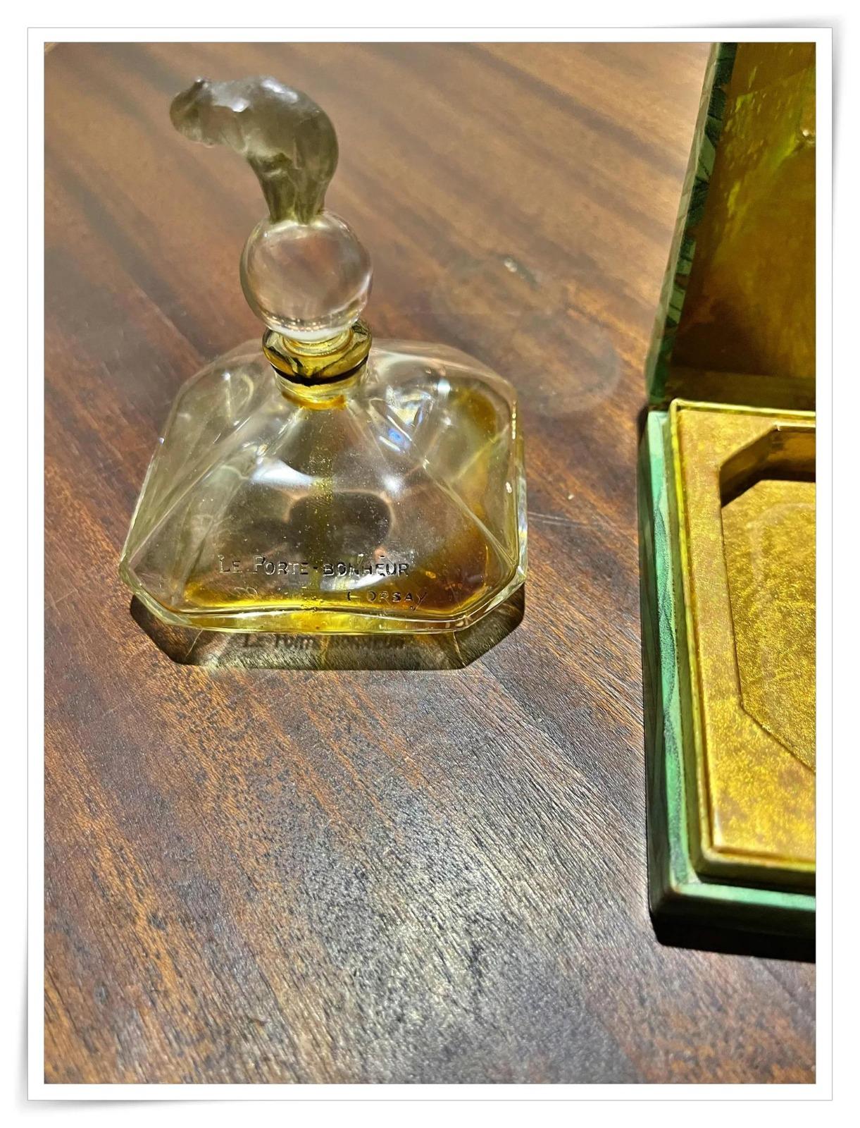 French Perfume bottle LE PORTE BONHEUR D'ORSAY Baccarat Crystal