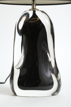 Perfume Bottle Table Lamp in Black by Porta Romana