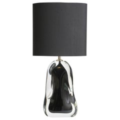 Perfume Bottle Table Lamp in Black by Porta Romana