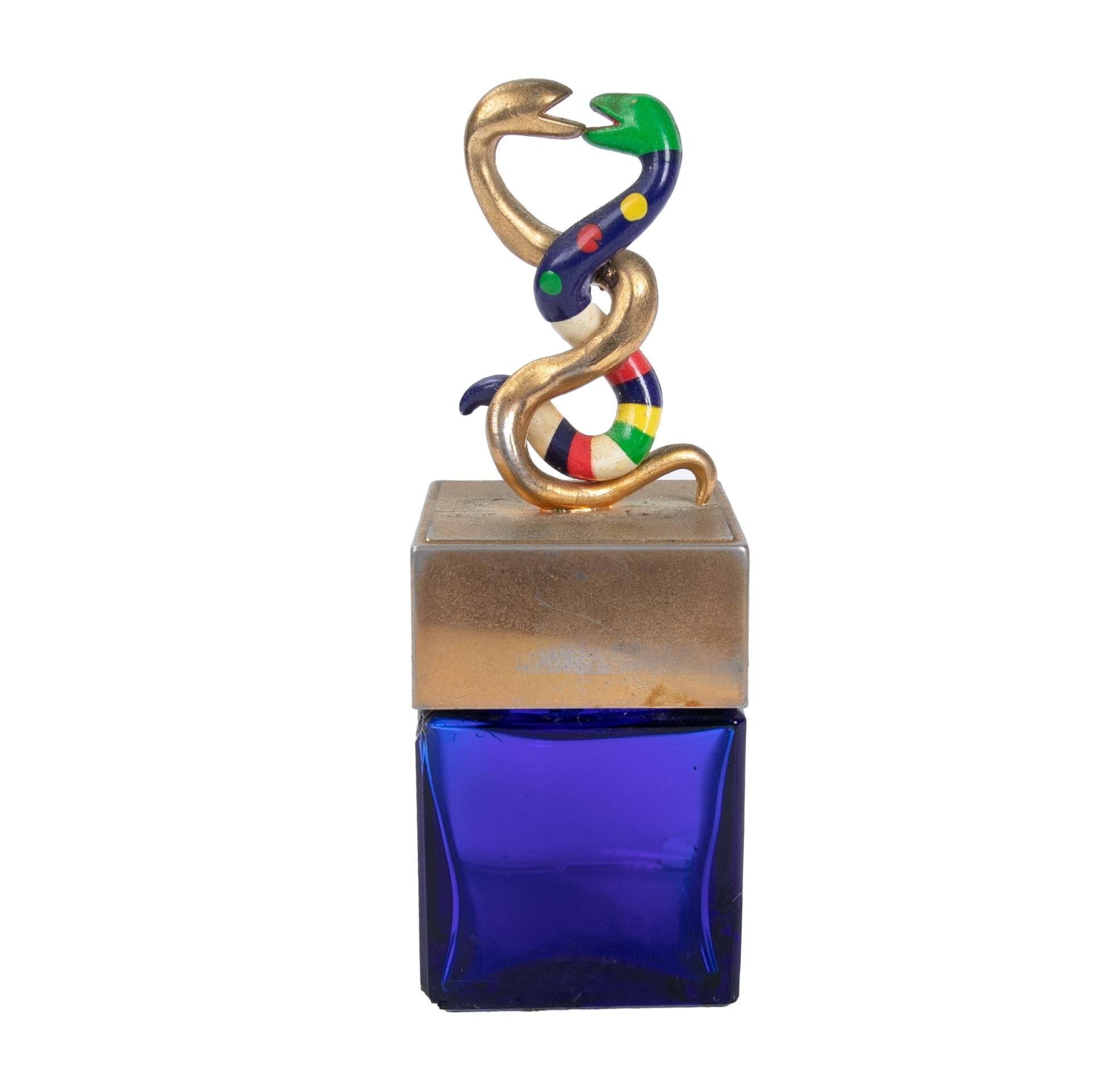 Perfume Box by Niki de Saint Phalle, First Edition in Crystal, with Snakes 1