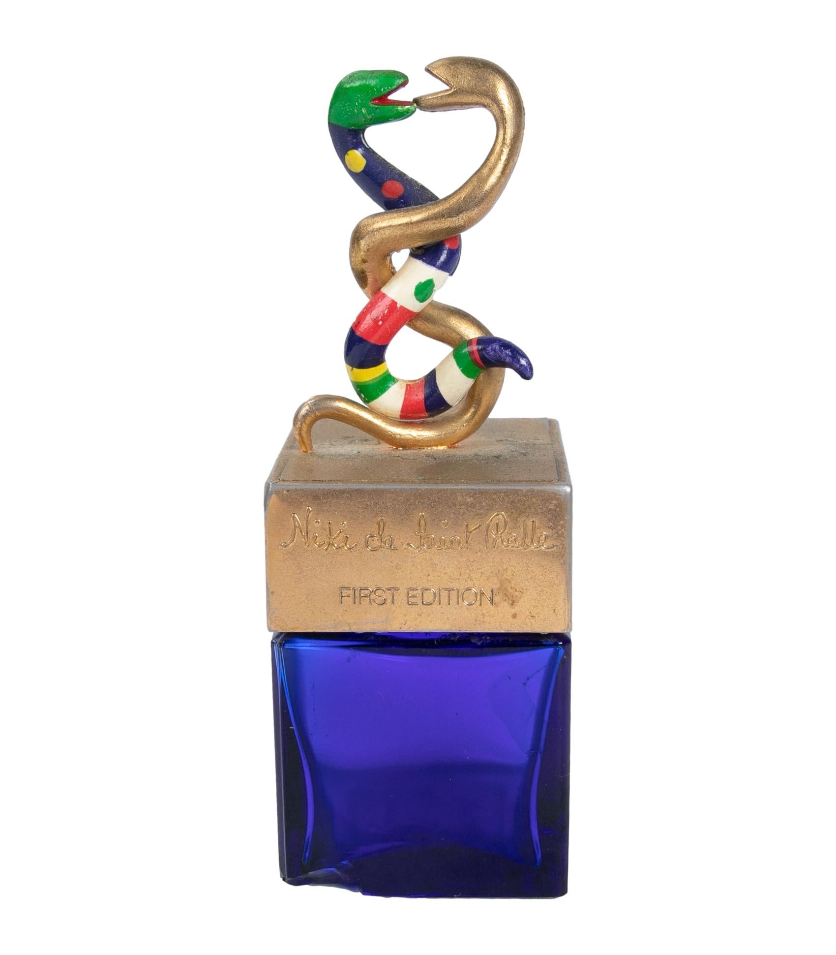 Perfume box by Niki de Saint Phalle, first edition in crystal, with Snakes.
