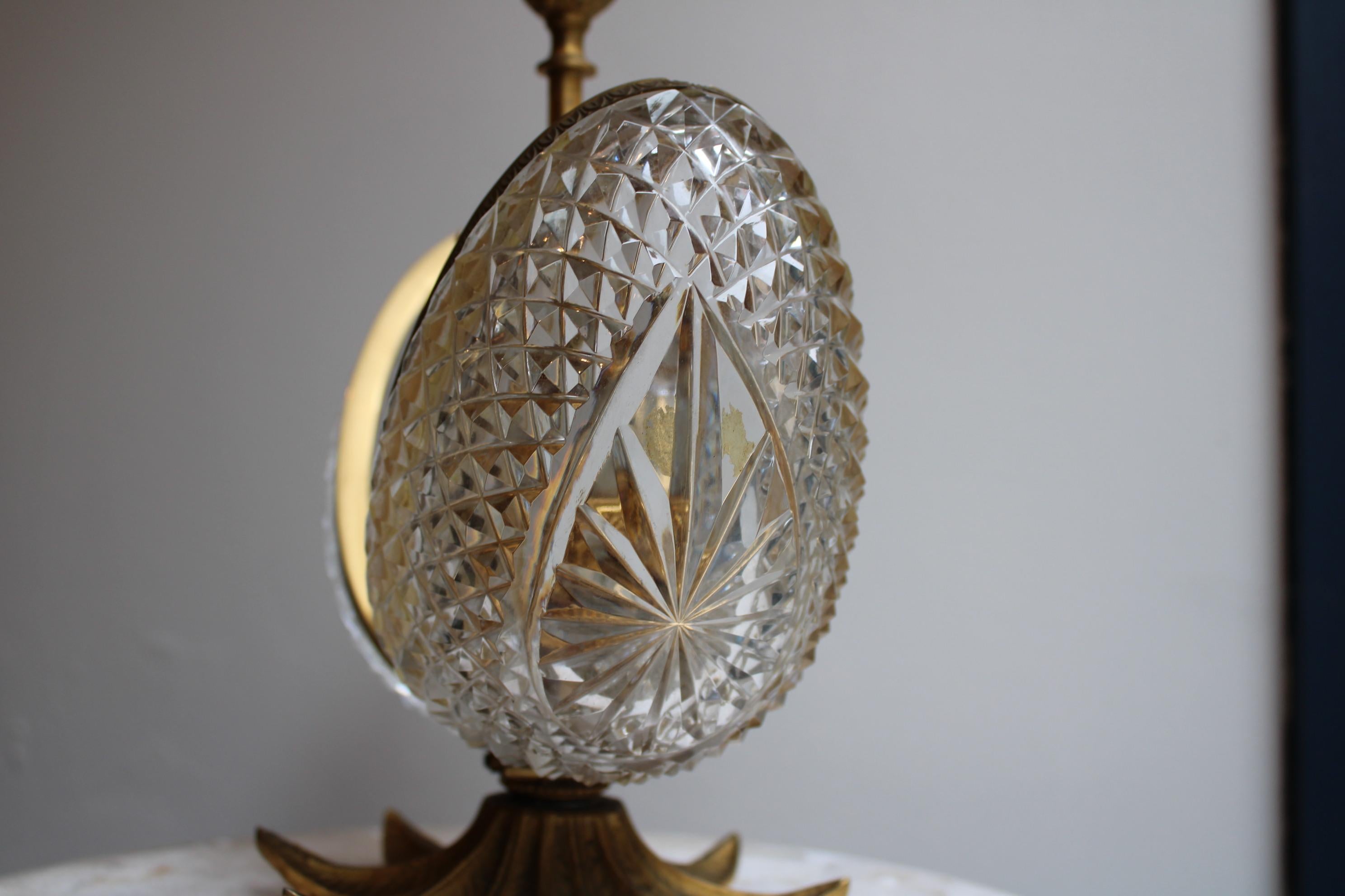 Perfume Box, in Crystal and Gilded Brass, 20th Century 6