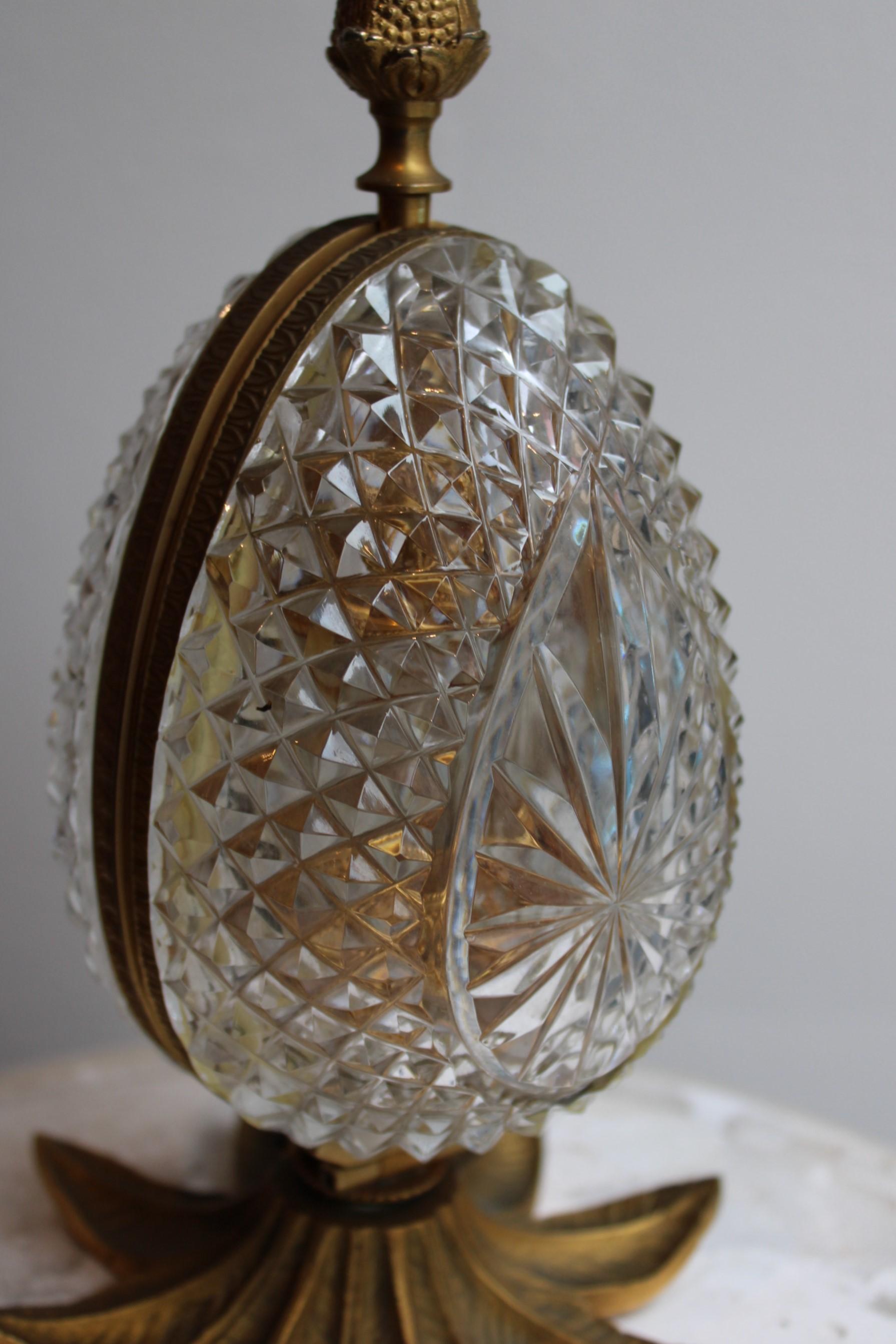 Perfume Box, in Crystal and Gilded Brass, 20th Century 7