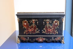 Perfume Box in Marquetry, France, 19th Century