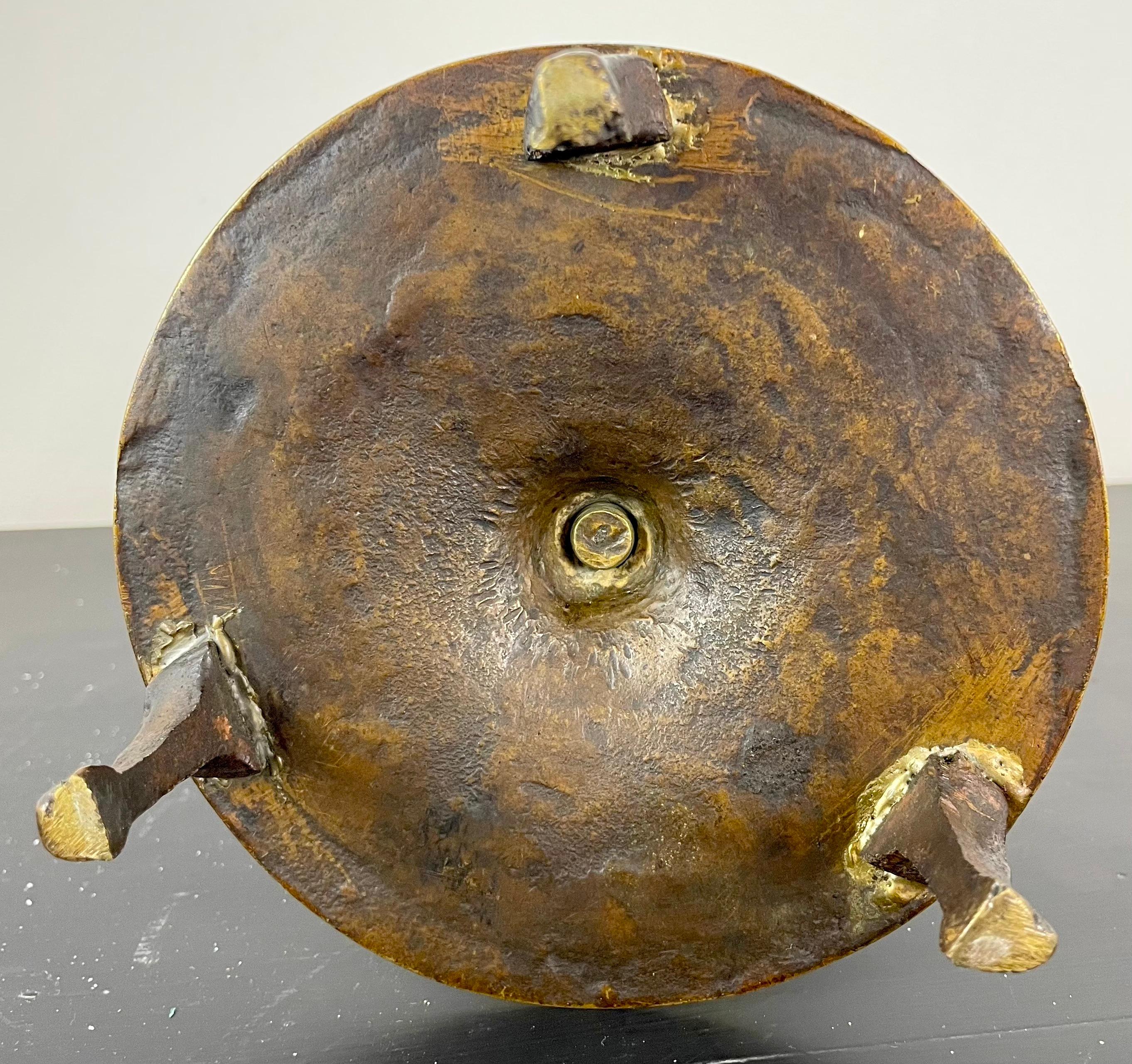 Perfume burner / Incense burner - oriental ottoman - brass - 18th century For Sale 4