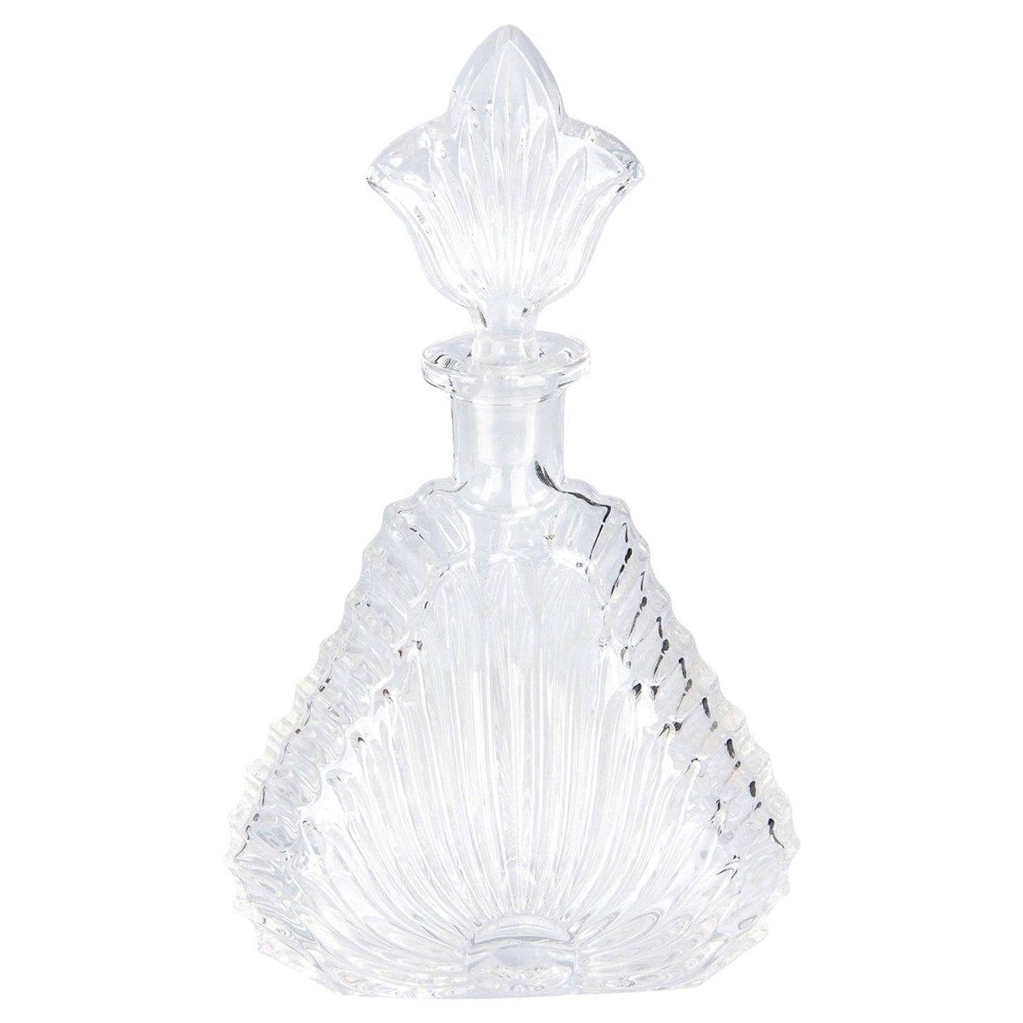 Mid century Hollywood Regency Glass Perfume Bottle For Sale at 1stDibs