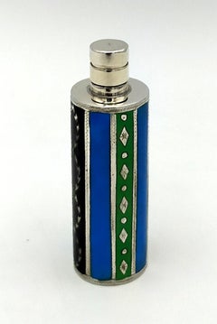 Portaprofumo a 3 colori cotto  smalto su guilloché Salimbeni.
