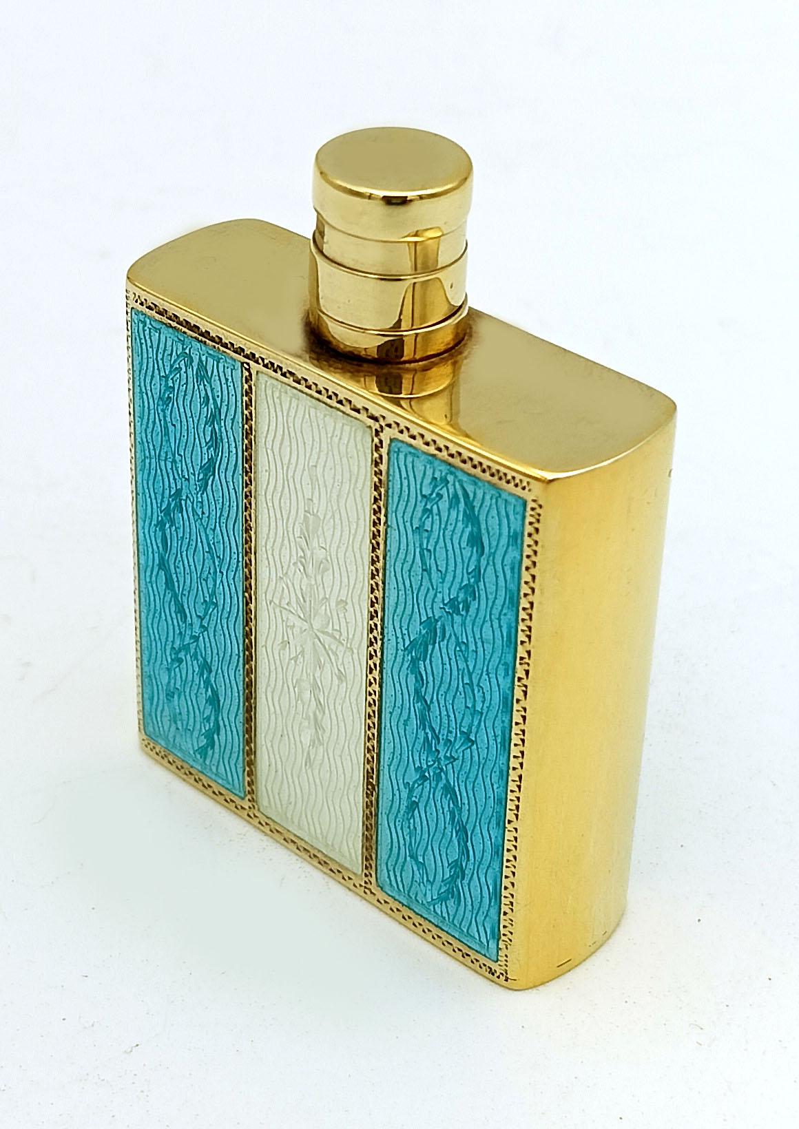Porta Profumo Borsa Argento Sterling con strisce stile Impero Salimbeni In condizioni ottime in vendita a Firenze, FI