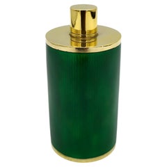 Perfume Holder with translucent enamel fired on guilloche Salimbeni.