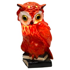 Perfume Lamp of an Owl by Carl Scheidig/Gräfenthal, Germany, 1930s