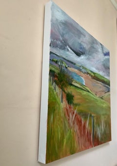 Peri Taylor, Looking Towards Bantham Beach, Devon Landscape Art