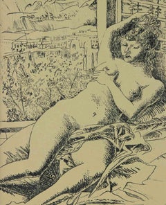 Finalmente per la terra promessa - Lithograph By Pericle Fazzini - 1940s