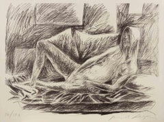 Reclined Figure - Lithograph by Pericle Fazzini - 1970s