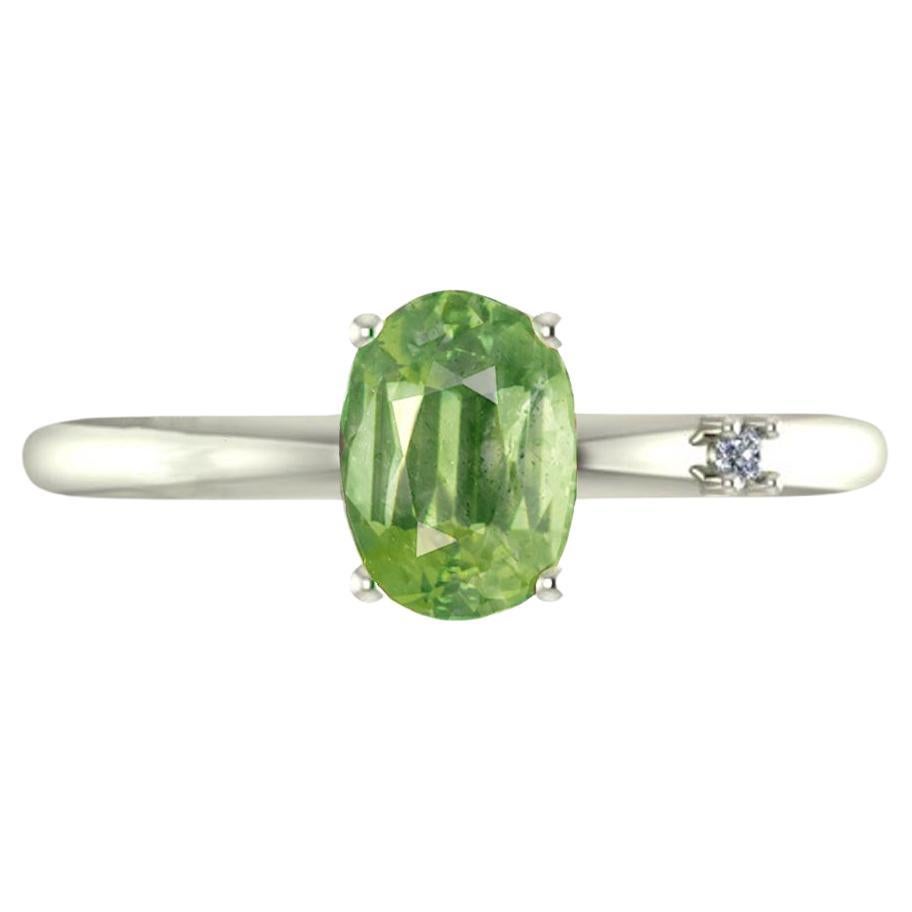 Peridot 14k gold ring.  For Sale