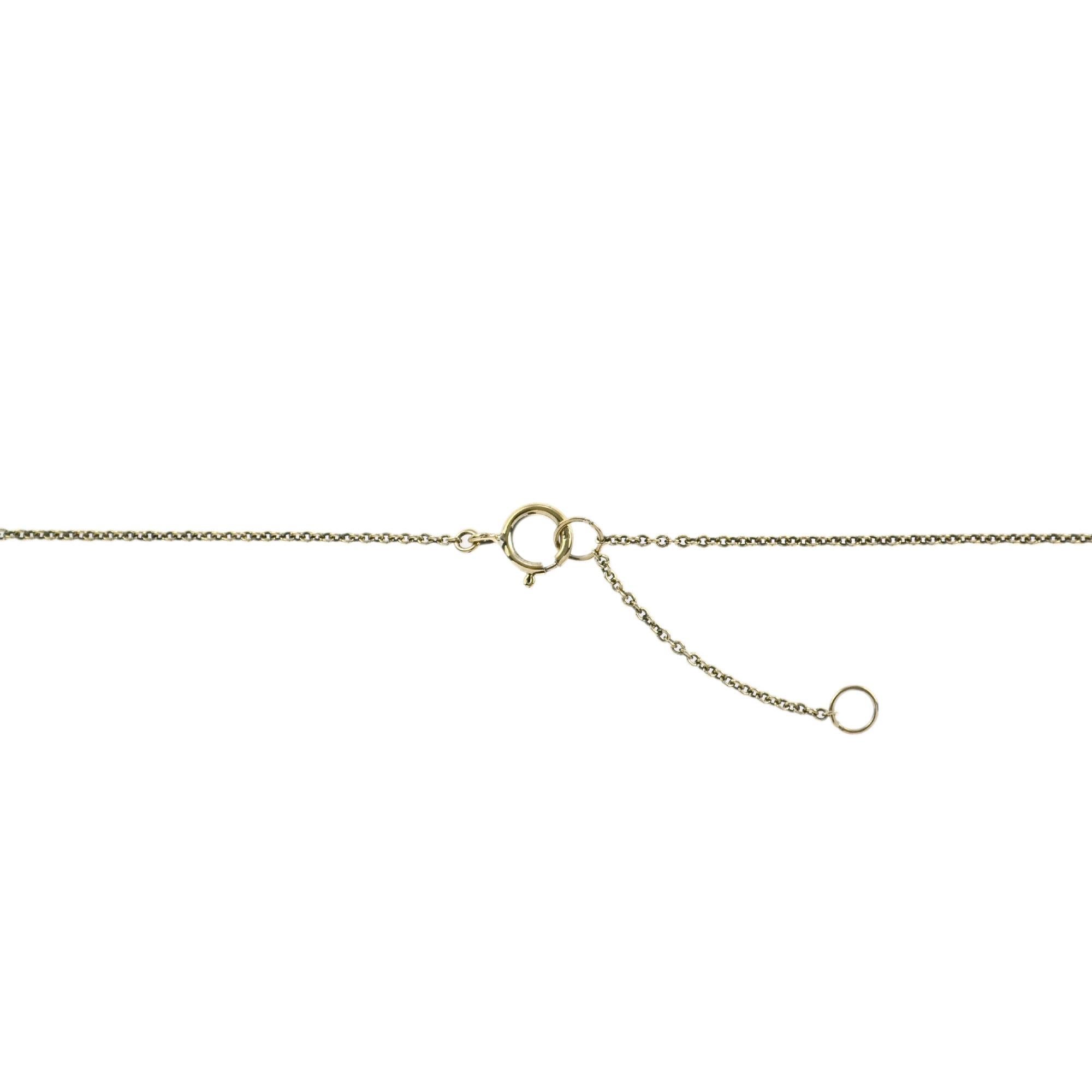 Peridot and Amethyst Vintage Style Floral Necklace in 14K Yellow Gold In New Condition For Sale In Bangkok, TH