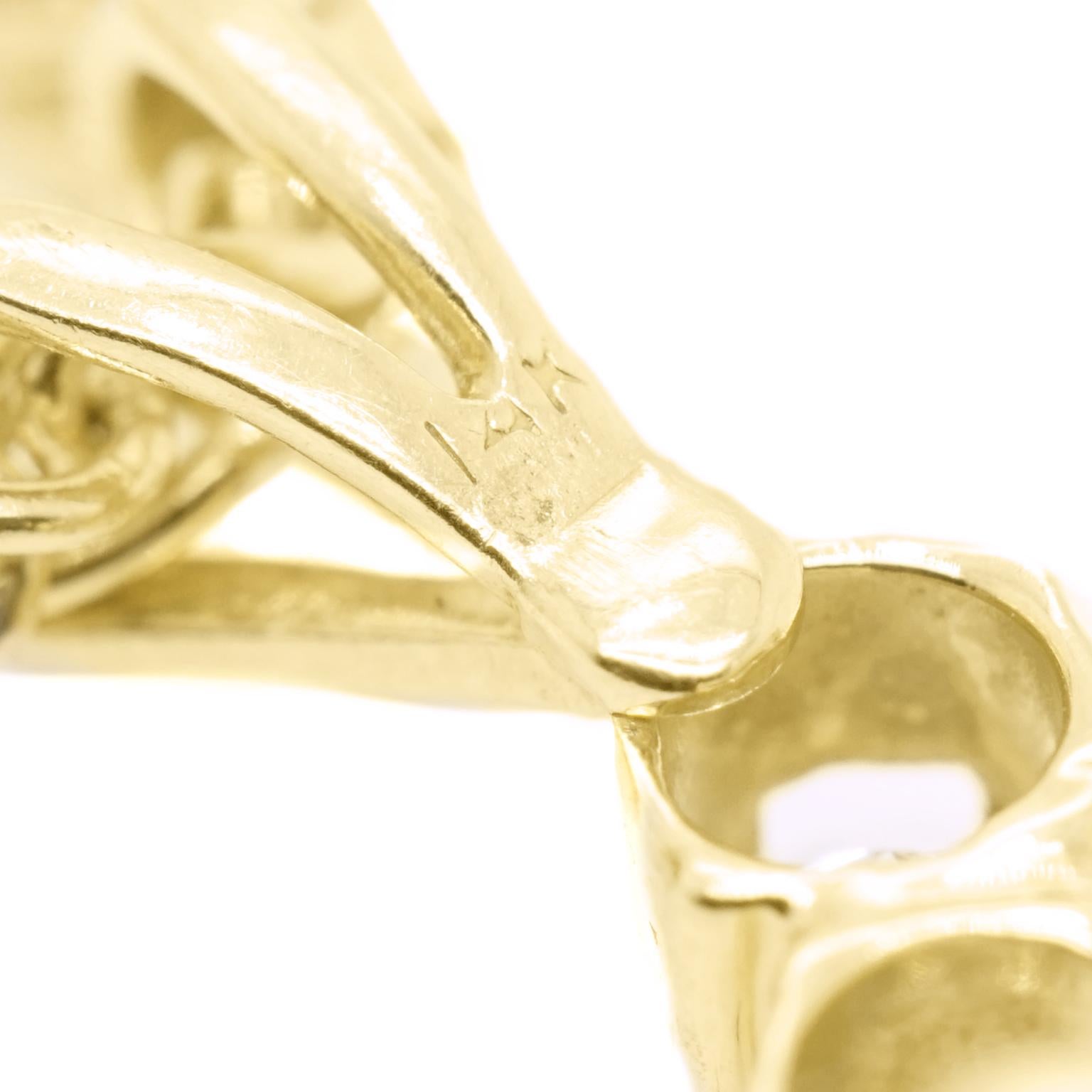 Women's Peridot and Diamond-Set Gold Pendant