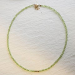 Peridot and Pyrite Beaded Necklace