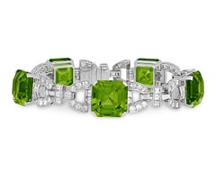 Peridot Bracelet by Raymond Yard, 46.60 Carats