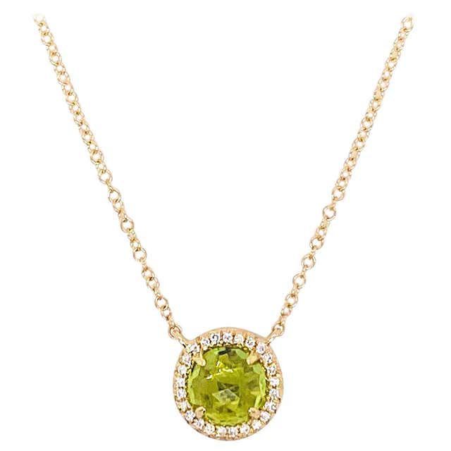 72 carat citrine pendant necklace with rubies and peridot For Sale at ...
