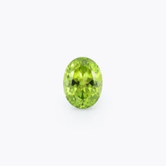 Peridot Ring Gem 10.03 Carat Oval