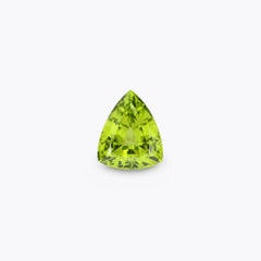 5.51 Carat Peridot Shield-Cut Loose Gemstone in Vibrant Green - Merkaba Jewelry