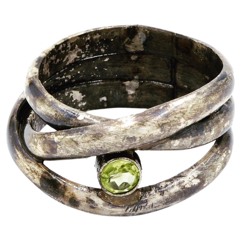Peridot Wrap Ring For Sale