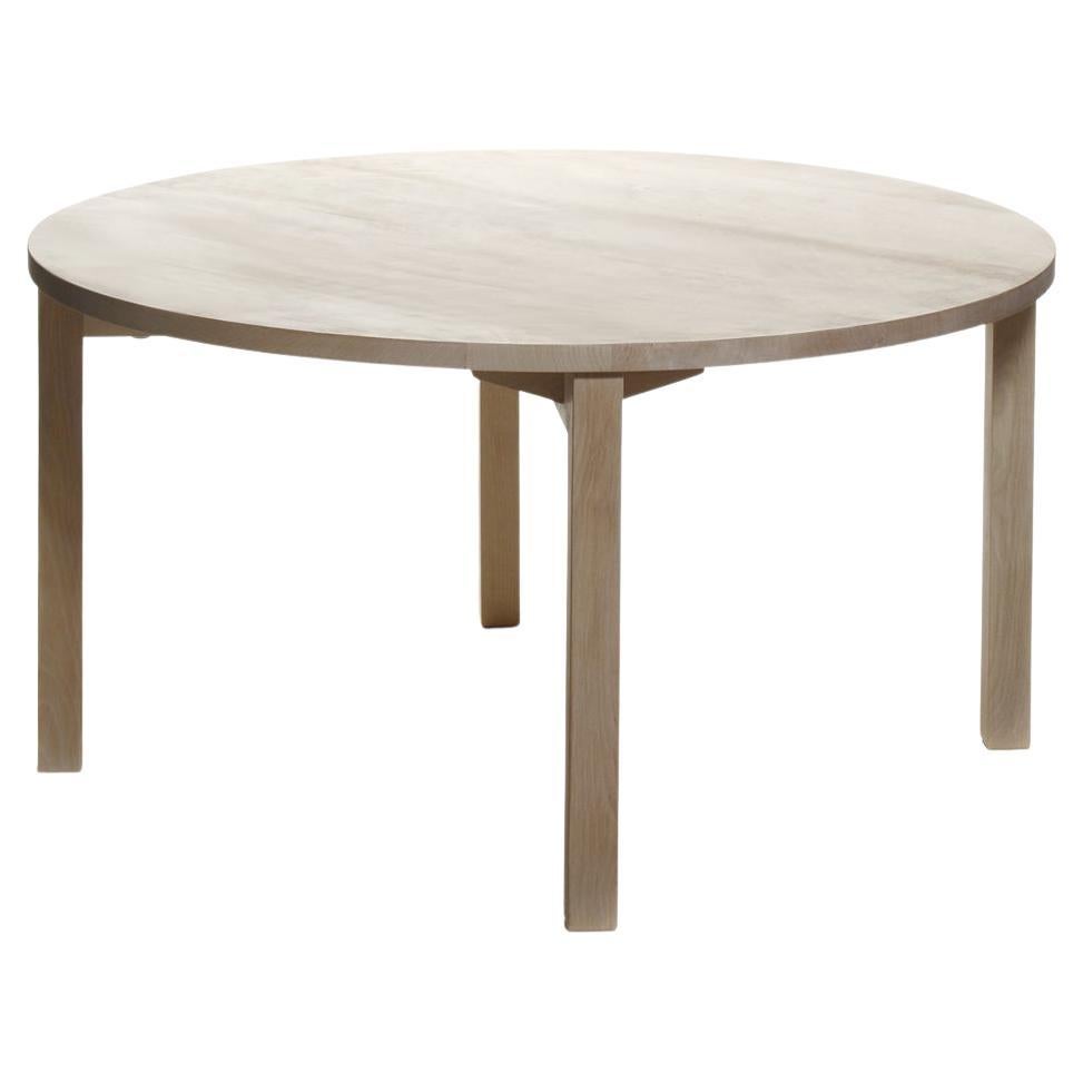 Periferia Round Dining Table, Medium Size, Oak Design by Kari Virtanen For Sale