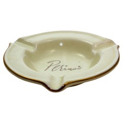 Perino's Collectible Porcelain Dish Ashtray Hollywood California 1960s