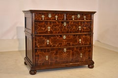 PERIOD 17th Century Mahogany Chest of Drawers from England