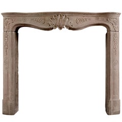 Period 18th Century French Louis XV Chimneypiece