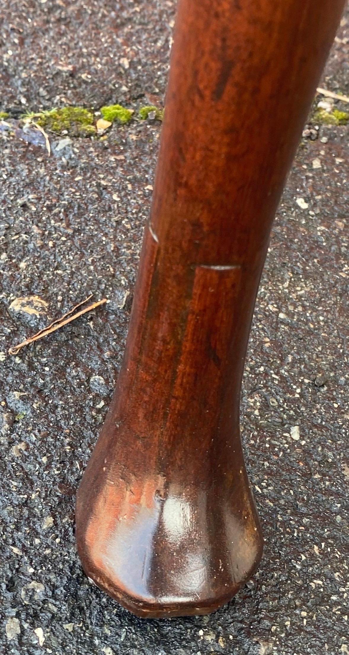 Period 18th Century Irish Georgian Mahogany Silver Table 3