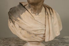 Period 19th Century Regency Plaster Bust of a Man by Samuel Joseph