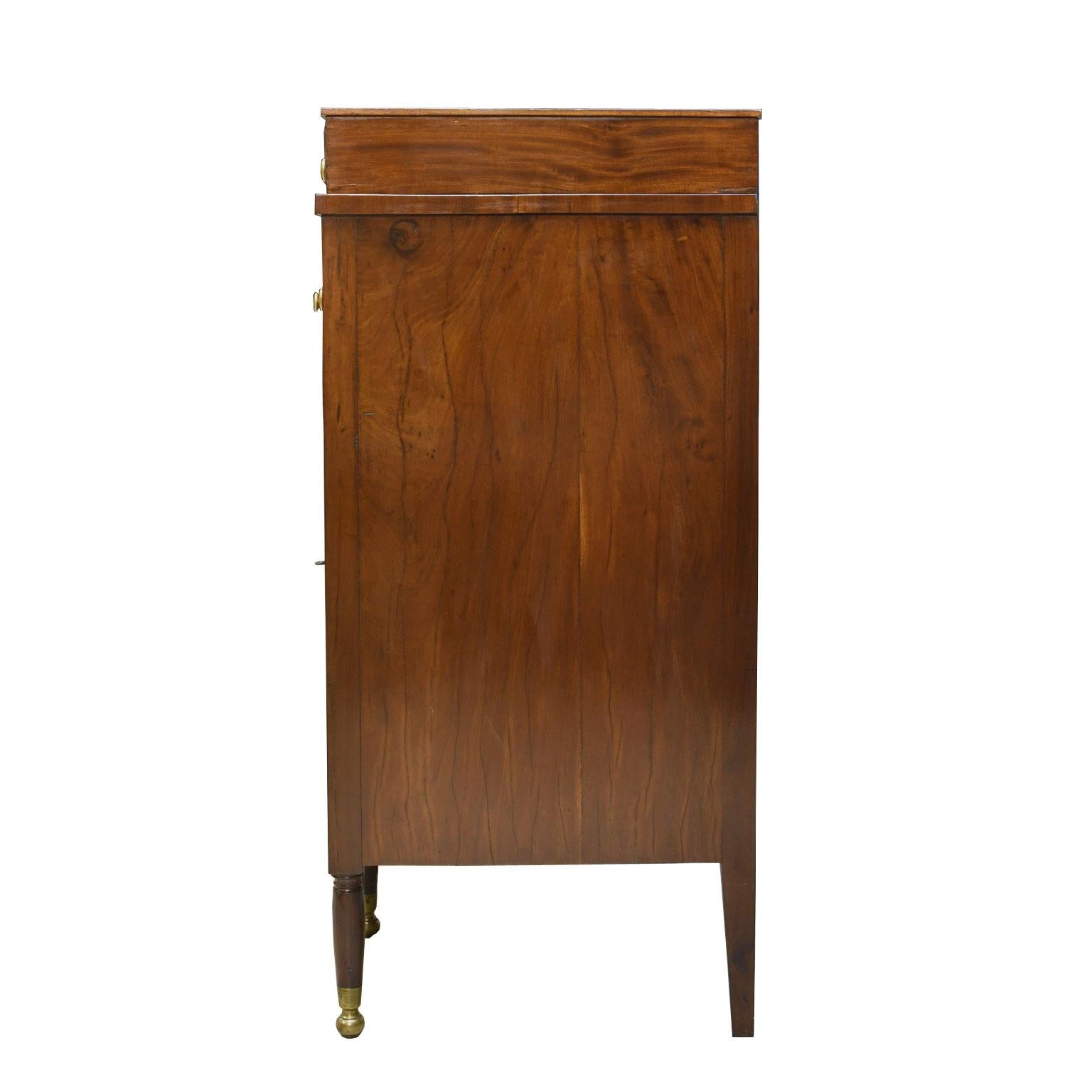 19th Century Period Antique American Sheraton Sideboard in Mahogany, circa 1815 For Sale