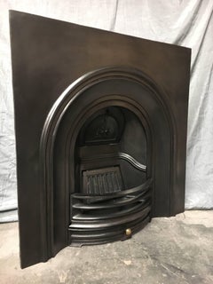 Period Arched Cast Iron Fireplace Insert